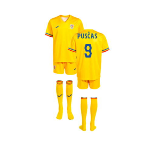 2024-2025 Romania Home Mini Kit (Puscas 9)