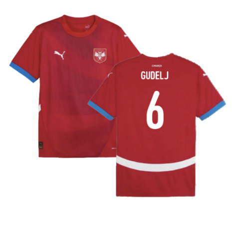 2024-2025 Serbia Home Shirt (Gudelj 6)