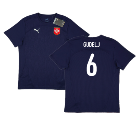 2024-2025 Serbia Training Jersey (Navy) (Gudelj 6)