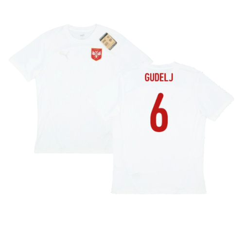 2024-2025 Serbia Training Jersey (White) (Gudelj 6)