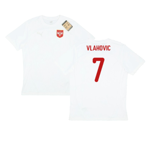 2024-2025 Serbia Training Jersey (White) (Vlahovic 7)