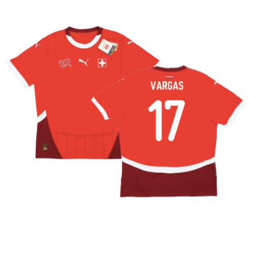 2024-2025 Switzerland Home Shirt (Vargas 17)