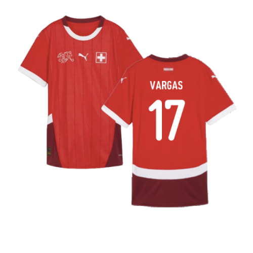 2024-2025 Switzerland Home Shirt (Ladies) (Vargas 17)