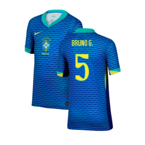 2024-2025 Brazil Away Shirt (Kids) (Bruno G. 5)