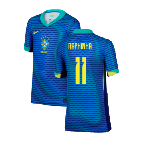 2024-2025 Brazil Away Shirt (Kids) (Raphinha 11)