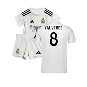 2024-2025 Real Madrid Home Baby Kit (Valverde 8)