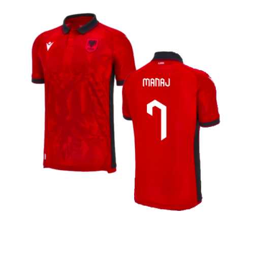 2023-2024 Albania Home Authentic Shirt (Manaj 7)