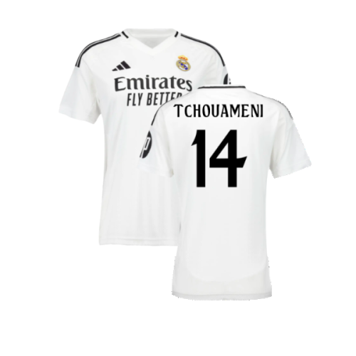 2024-2025 Real Madrid Home Shirt (Womens) (Tchouameni 14)