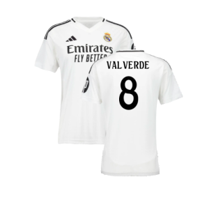 2024-2025 Real Madrid Home Shirt (Womens) (Valverde 8)