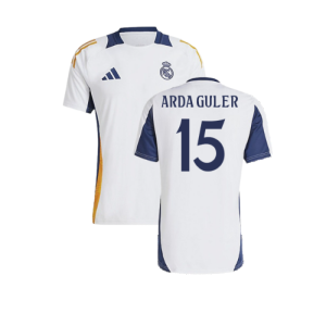 2024-2025 Real Madrid Training Shirt (White) (Arda Guler 15)