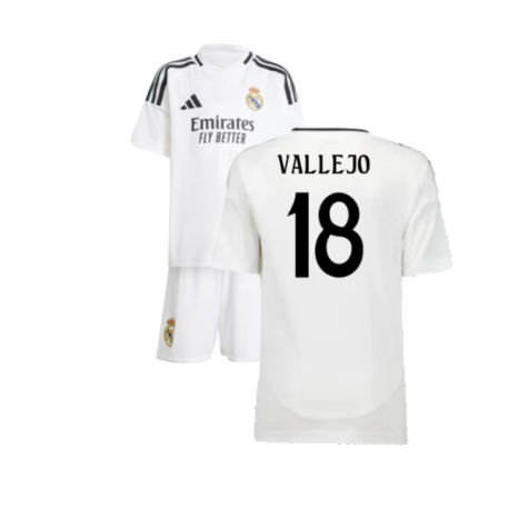 2024-2025 Real Madrid Home Mini Kit (Vallejo 18)