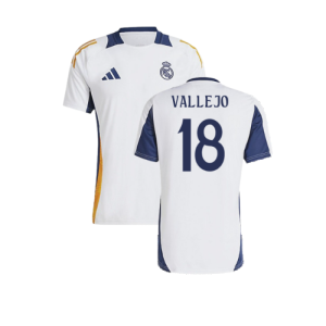 2024-2025 Real Madrid Training Shirt (White) (Vallejo 18)