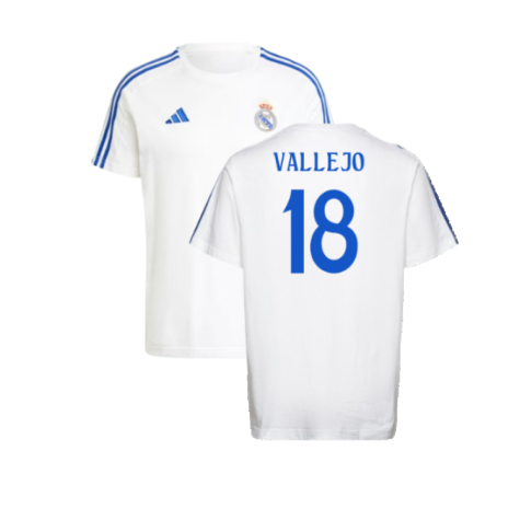 2024-2025 Real Madrid DNA Tee (White) (Vallejo 18)