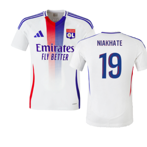 2024-2025 Olympique Lyon Home Shirt (Niakhate 19)