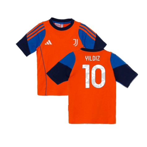 2024-2025 Juventus Training Tee (Orange) - Kids (Yildiz 10)