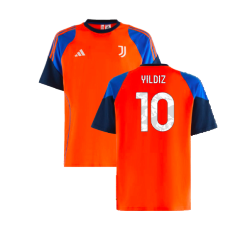 2024-2025 Juventus Training Tee (Orange) (Yildiz 10)