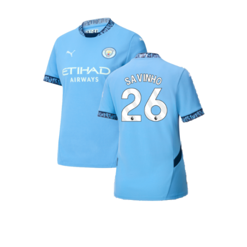 2024-2025 Man City Home Shirt (Womens) (Savinho 26)