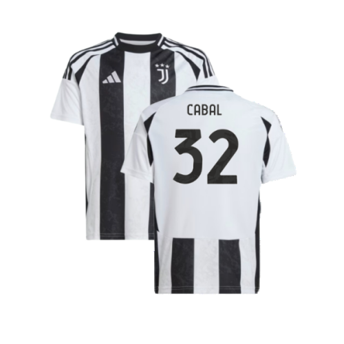 2024-2025 Juventus Home Shirt (Kids) (Cabal 32)