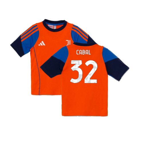 2024-2025 Juventus Training Tee (Orange) - Kids (Cabal 32)