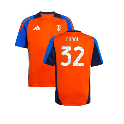 2024-2025 Juventus Training Jersey (Orange) - Kids (Cabal 32)