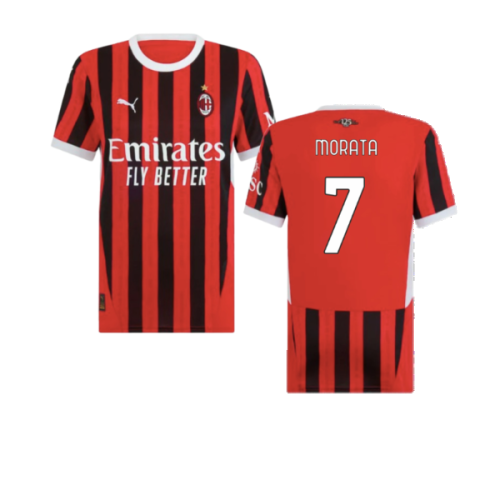 2024-2025 AC Milan Home Shirt (Womens) (Morata 7)