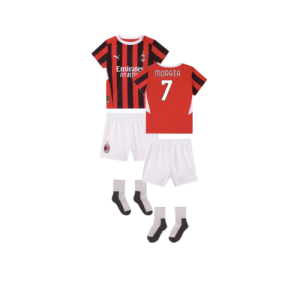 2024-2025 AC Milan Home Baby Kit (Morata 7)