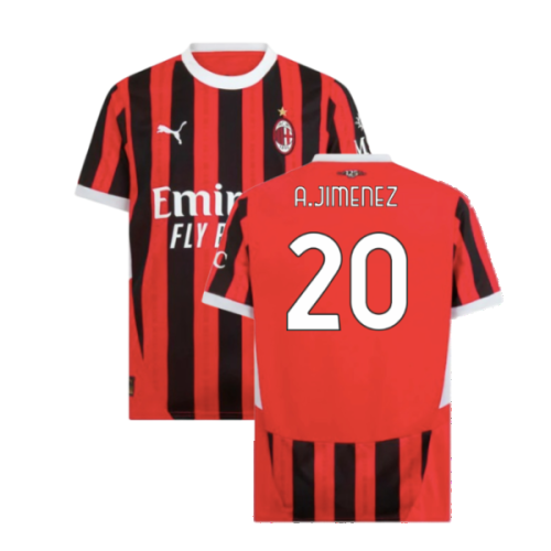 2024-2025 AC Milan Home Shirt (A.Jimenez 20)