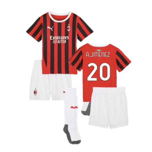 2024-2025 AC Milan Home Mini Kit (A.Jimenez 20)