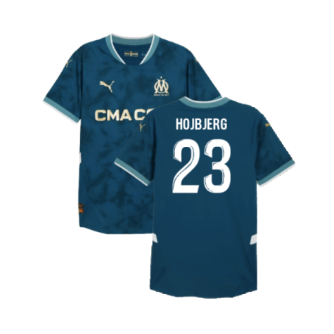 2024-2025 Marseille Away Authentic Shirt (Hojbjerg 23)