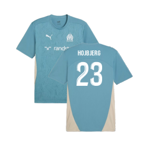 2024-2025 Marseille Training Shirt (Bold Blue) (Hojbjerg 23)