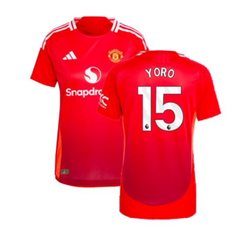 2024-2025 Man Utd Authentic Home Shirt (Womens) (Yoro 15)