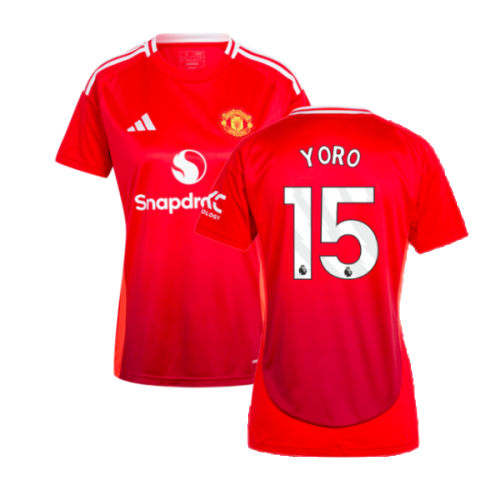 2024-2025 Man Utd Home Shirt (Womens) (Yoro 15)