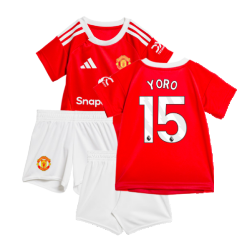 2024-2025 Man Utd Home Baby Kit (Yoro 15)