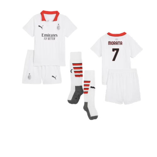 2024-2025 AC Milan Away Mini Kit (Morata 7)