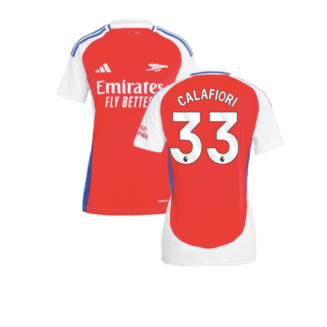 2024-2025 Arsenal Home Shirt (Womens) (Calafiori 33)