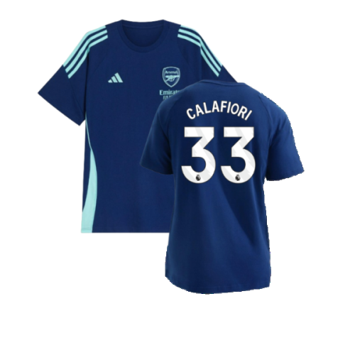 2024-2025 Arsenal Training Tee (Night Sky) (Calafiori 33)