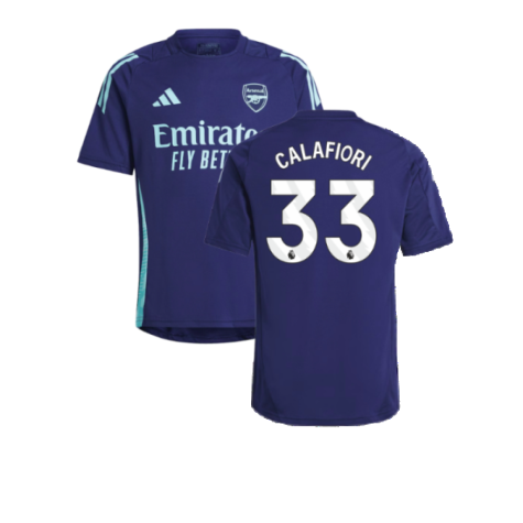 2024-2025 Arsenal Training Jersey (Night Sky) - Kids (Calafiori 33)