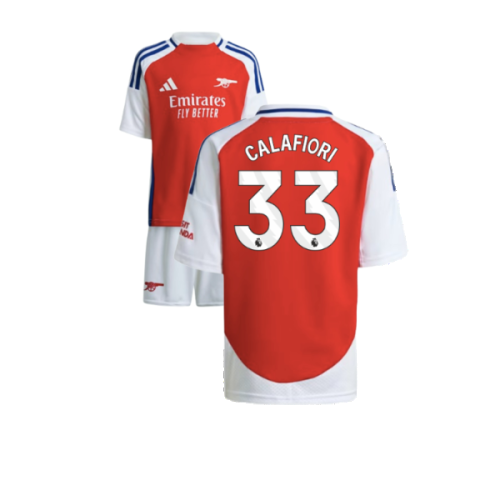 2024-2025 Arsenal Home Mini Kit (Calafiori 33)