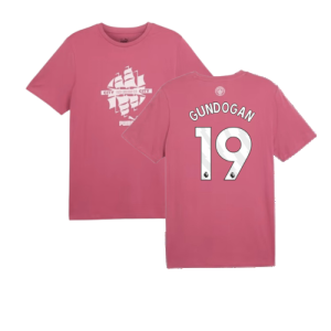 2024-2025 Man City ftblCulture Tee (Dusty Orchid) (Gundogan 19)