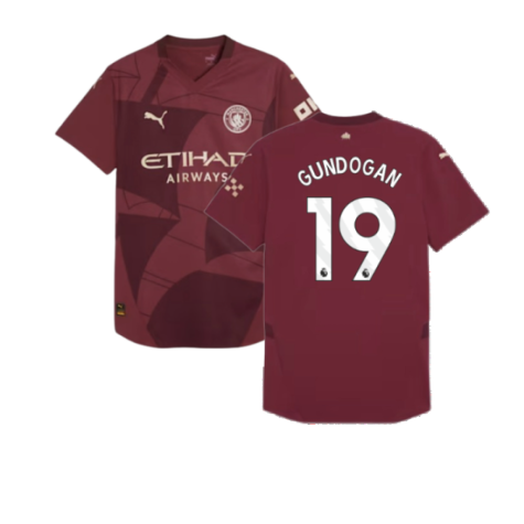 2024-2025 Man City Third Authentic Shirt (Gundogan 19)