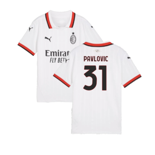 2024-2025 AC Milan Away Shirt (Kids) (Pavlovic 31)