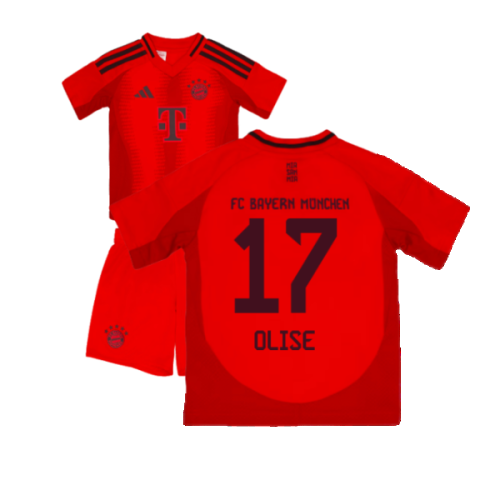 2024-2025 Bayern Munich Home Mini Kit (Olise 17)