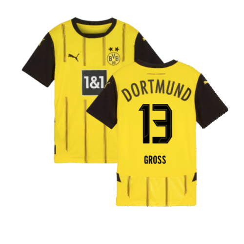 2024-2025 Borussia Dortmund Home Shirt (Kids) (Gross 13)