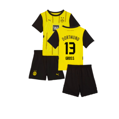 2024-2025 Borussia Dortmund Home Mini Kit (Gross 13)