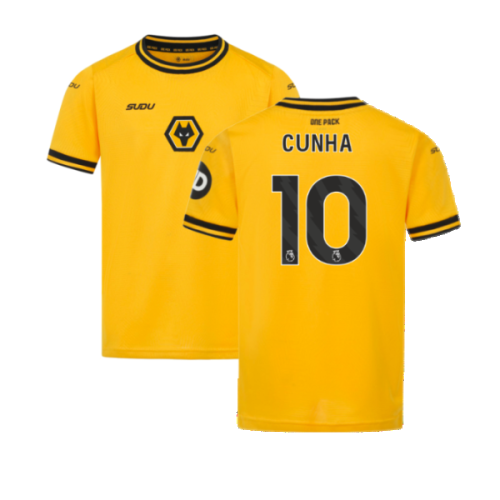 2024-2025 Wolves Home Shirt (Kids) (Cunha 10)