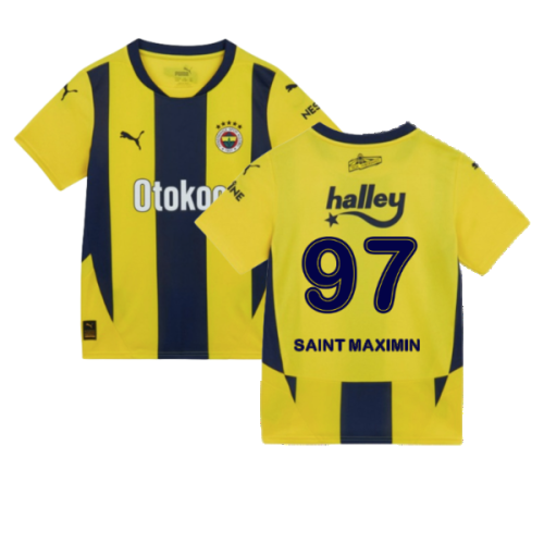 2024-2025 Fenerbahce Home Shirt (Kids) (Saint Maximin 97)