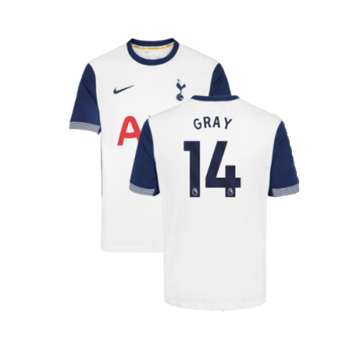 2024-2025 Tottenham Hotspur Home Shirt (Kids) (Gray 14)