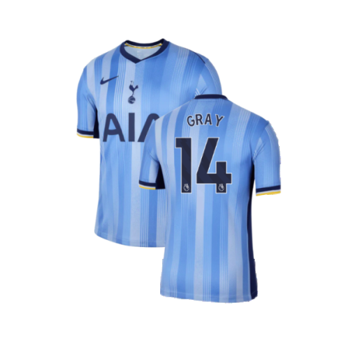 2024-2025 Tottenham Hotspur Away Shirt (Kids) (Gray 14)