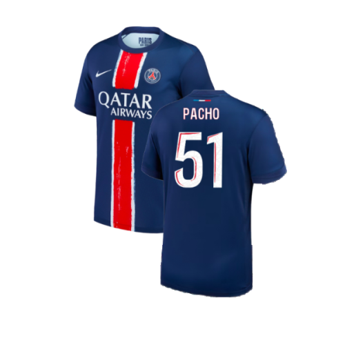 2024-2025 PSG Paris Saint Germain Home Shirt (Pacho 51)