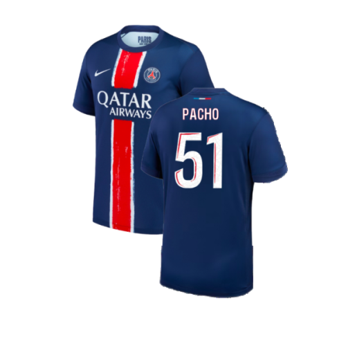 2024-2025 PSG Paris Saint Germain Home Shirt (Kids) (Pacho 51)